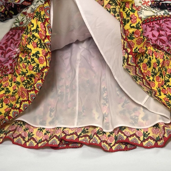 Alice + Olivia Kathy Floral Tiered Mini Dress, Size 6 - Picture 15 of 16